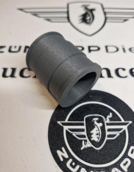 Originalgetreuer Nachbau des Ansauggummis für Zündapp KS 50 (Typ 517) in Dunkel GRAU MATT